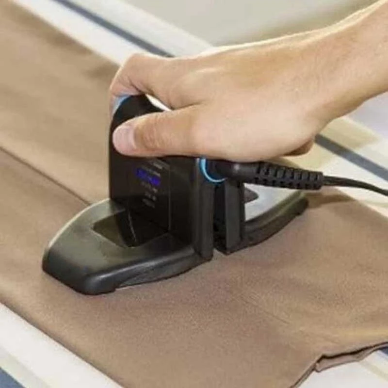 

Folding Portable Iron Compact Pressup and Perfect Foldable Travel Iron Fordable Mini Iron for Collar with Global Universal Plu