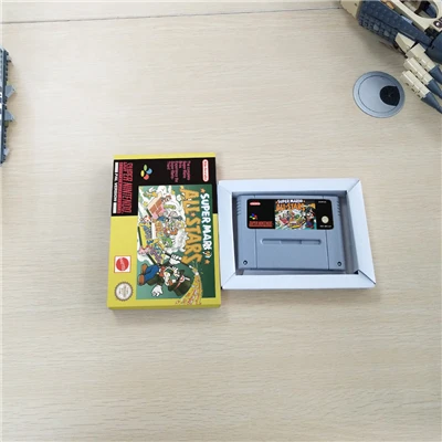 

Super Marioed All Stars With Retail Box RPG Game Battery Save EUR Version