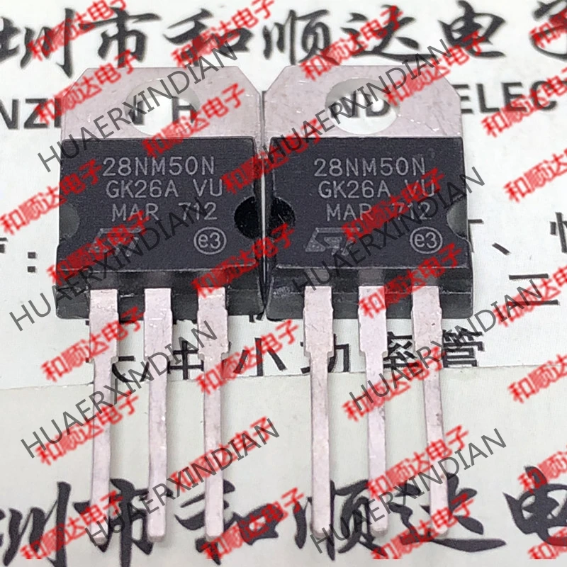 10PCS/LOT New and original 28NM50N STP28NM50N TO-220 550V 21A