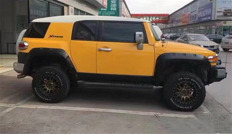 Подходит для Toyota FJ Cruiser Body kit fender 2007- год Воздухозаборники вентиляционные крышки автомобиля refitt широкий кузов аксессуары