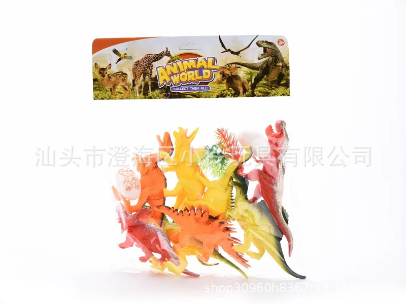 

Simulated Animal Dinosaur Model Toy Plastic Little Dinosaur Set T-Rex Ankylosaurus Triceratops