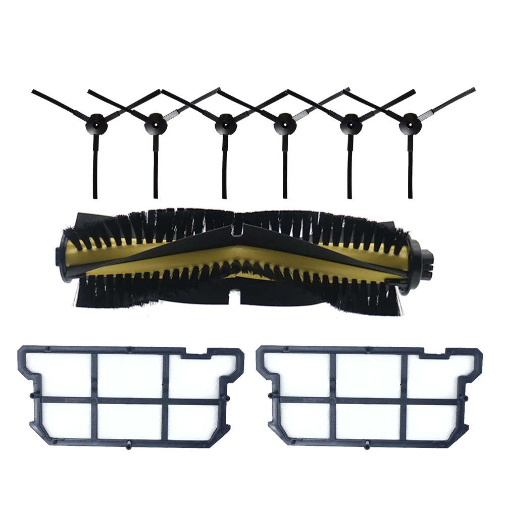 For Ilife v7s v7 v7s Pro Robot Vacuum Cleaner Parts Kit Main Brush+Side Brush+Hepa Filter for Chuwi ILIFE Pro Accessories