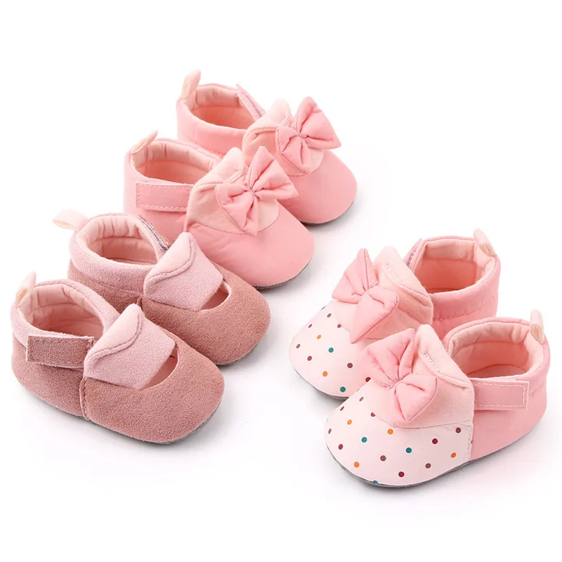Spring and Autumn 0-1-year-old Baby Walking Shoes Soft Bottom Non Slip Infant Lovely Girl |