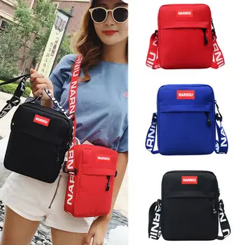

Fashion Women Chest Pack Messenger Fashion Shoulder Canvas Crossbody Satchel Bags Street Casual Solid Color