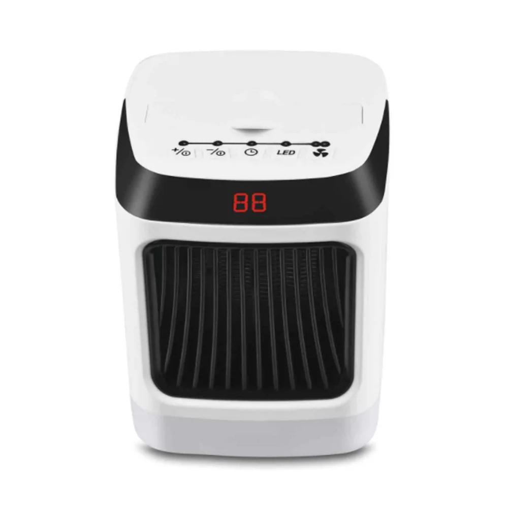 110 V-220 V Электрический тепловентилятор удобный обогреватель таймер Офис воздух теплее машинка с дистанционным Управление красочные светильник 1000W
