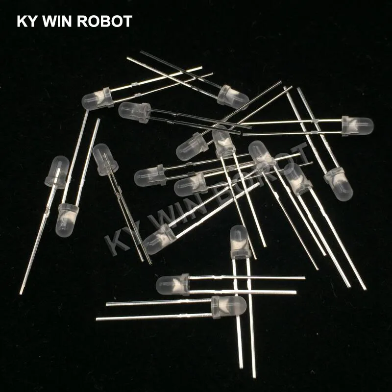 50pcs/lot F3 3mm Fast/Slow RGB Flash Red Green Blue Rainbow Multi Color Light Emitting Diode Round LED Full Color DIY 50pcs/lot F3 3mm Fast/Slow RGB Flash Red Green Blue Rainbow Multi Color Light Emitting Diode Round LED Full Color DIY