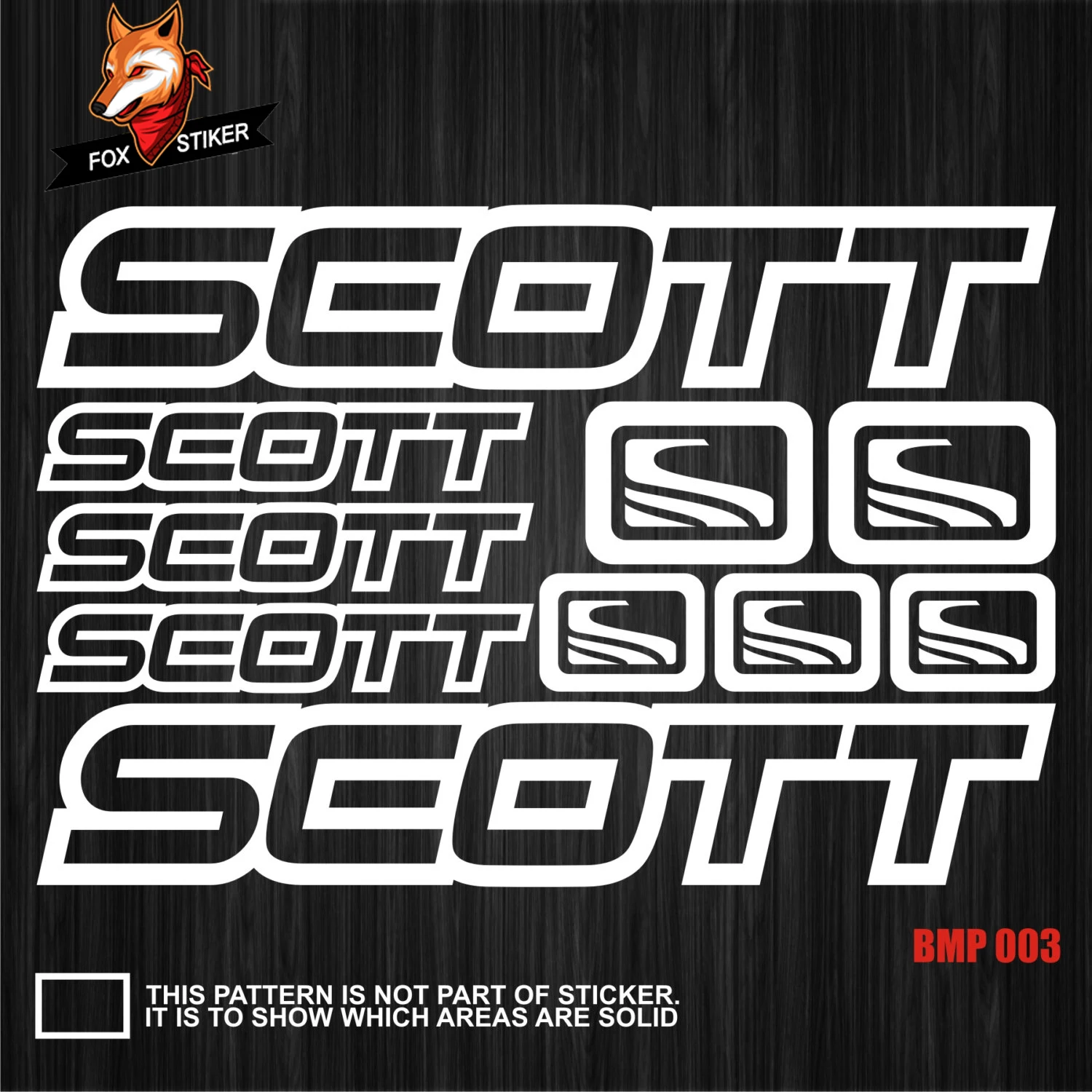 

Road Bike Mountain Bike Bicycle Frame Stickers MTB Track Bike TT Bike Cycle Decal Reflective Stickers for SC0TT Stickers