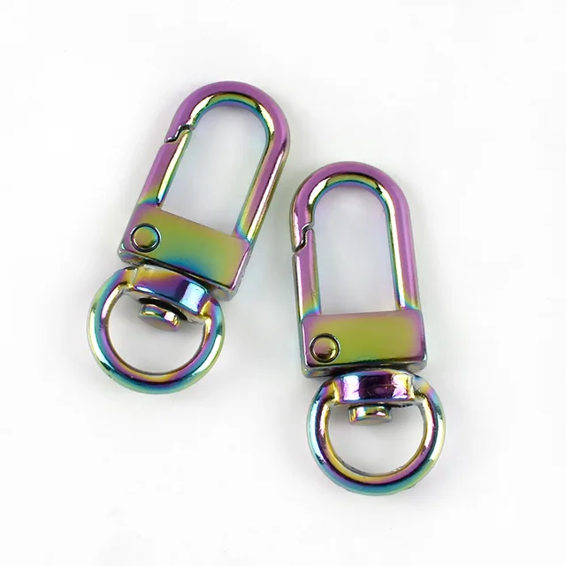 10/30pcs Metal Bag Buckle Dog Collar Buckles Handbag Strap Chain Clasps Lobster Swivel Snap Hook Buckle Hardware Leather Carfts Colored