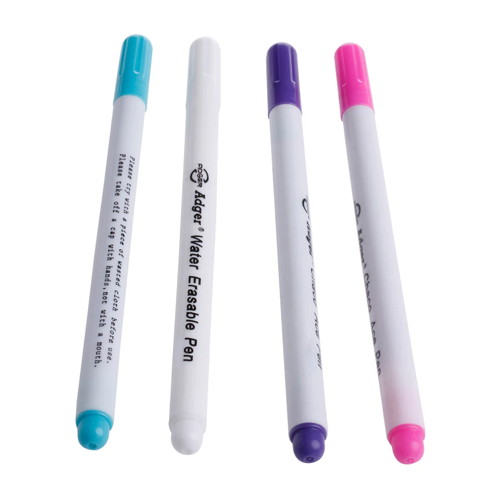 7pcs Air Erasable//Water Soluble Pen Auto-Vanishing Fabric Marker for Cloth