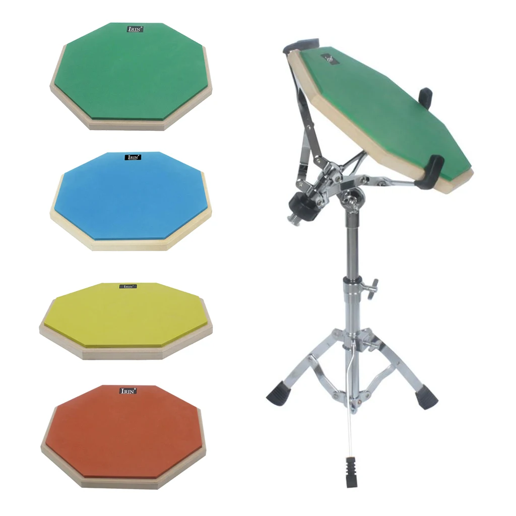 

Durable 12inch Rubber Dumb Drum Silent Practice Pad Mat Plate Gift for Kids Beginner Drummer