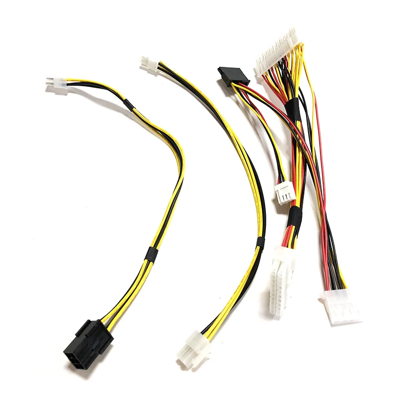 Debroglie Módulo de Fonte de Alimentação Novo Conector Macho de 300w 12v 6pin de Entrada Pcie Pico para pc Itx Mute 24p Modo Atx Cabos de computador e conectores - Imagem 6
