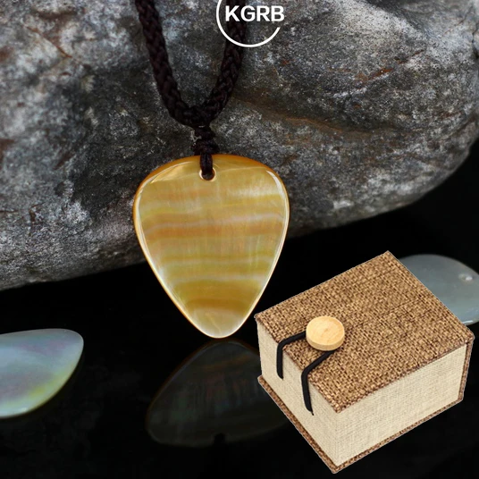 KGRB Abalone медиаторы для гитар медиаторы металлический корпус для гитары пальчиковые медиаторы для акустической электрогитары аксессуары - Цвет: yellow
