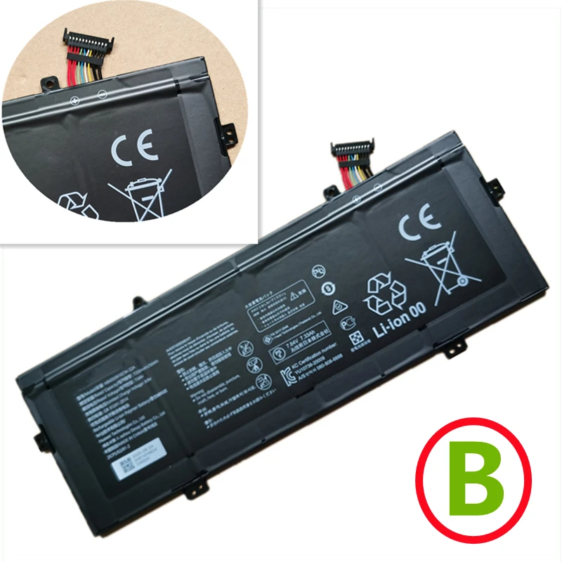 Bateria para Huawei Magicbook Matebook x Pro 53010caj Klvl Wfh9 Wxx9-pcb Machd Wfe9 Mach W19 W29 Vlt W50 W60 Klvc Wah9 Lkpl - Imagem 4