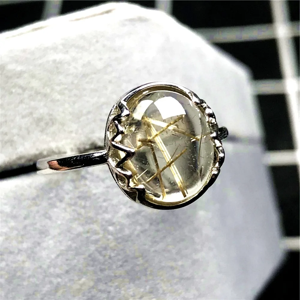 Gold Rutilated Ring (49)