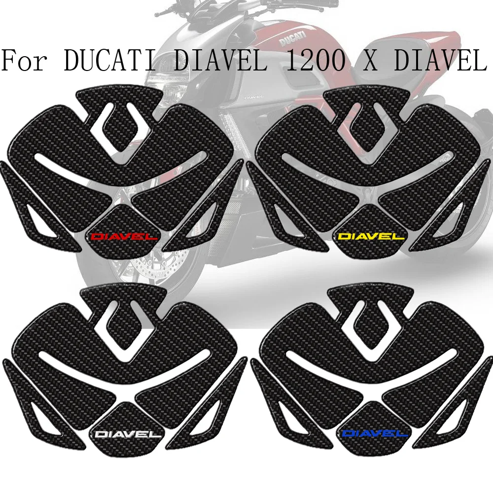 Накладка на бак мотоцикла Наклейка протектор Наклейка Эмблема для DUCATI DIAVEL 1200 X DIAVEL