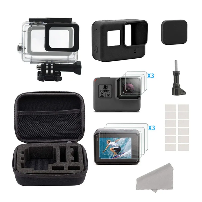 Защитный корпус для дайвинга, водонепроницаемый чехол для Gopro Hero 5, чехол для подводной защиты, набор аксессуаров для камеры