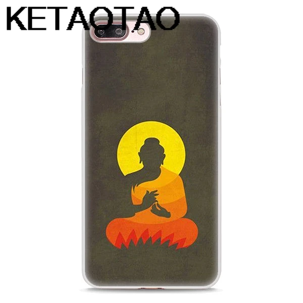 Чехол для телефона KETAOTAO Zen Будда s для iPhone 4S 5C 5S 6S 7 8 SE 5Plus XR XS Max чехол кристально чистый мягкий TPU чехол s - Цвет: Цвет: желтый