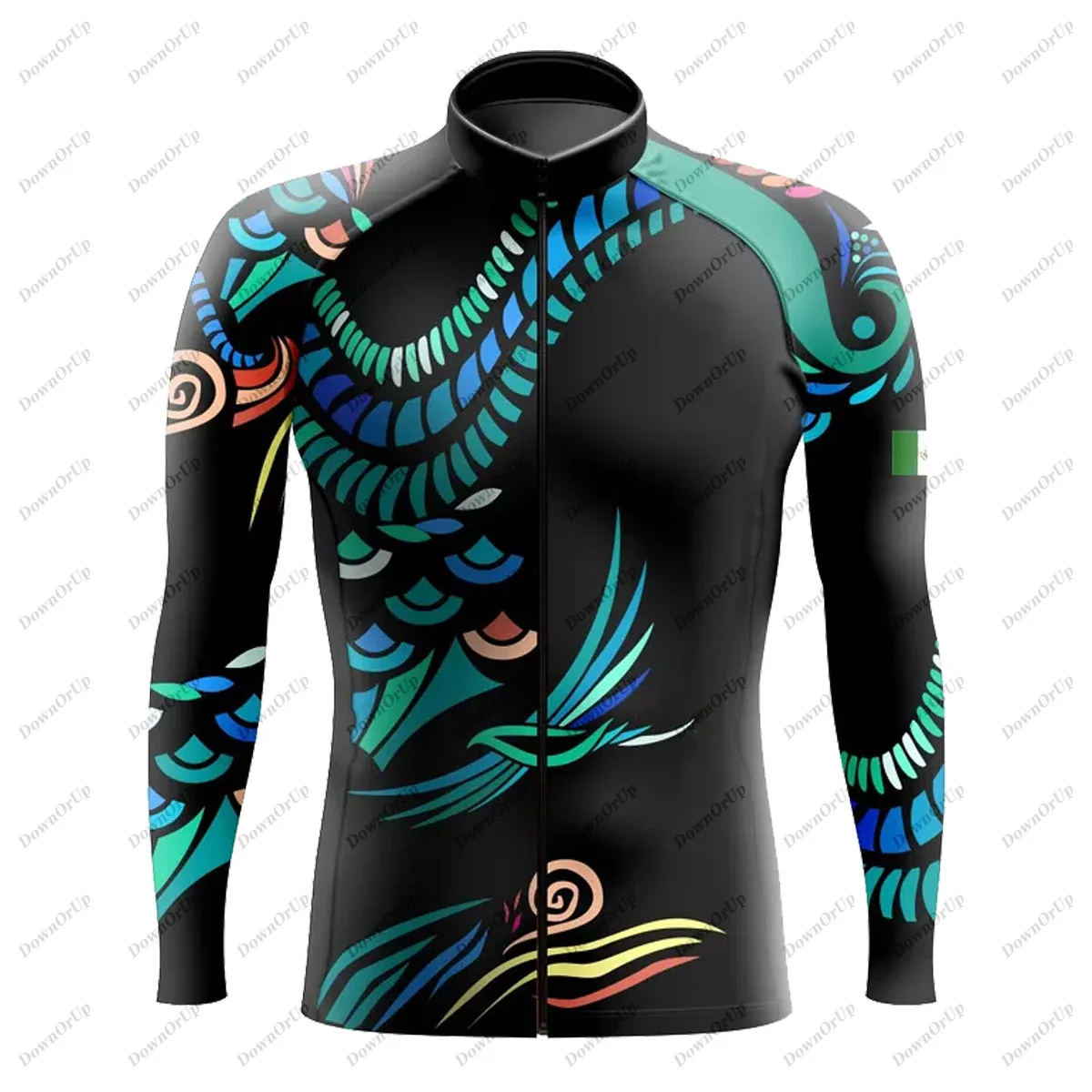 Mexico Aztec Men's Long Sleeve Cycling Jersey Maillot Ciclismo Hombre Equipment BIke Clothing ropa ciclismo hombre invierno cycling jersey cycling clothing