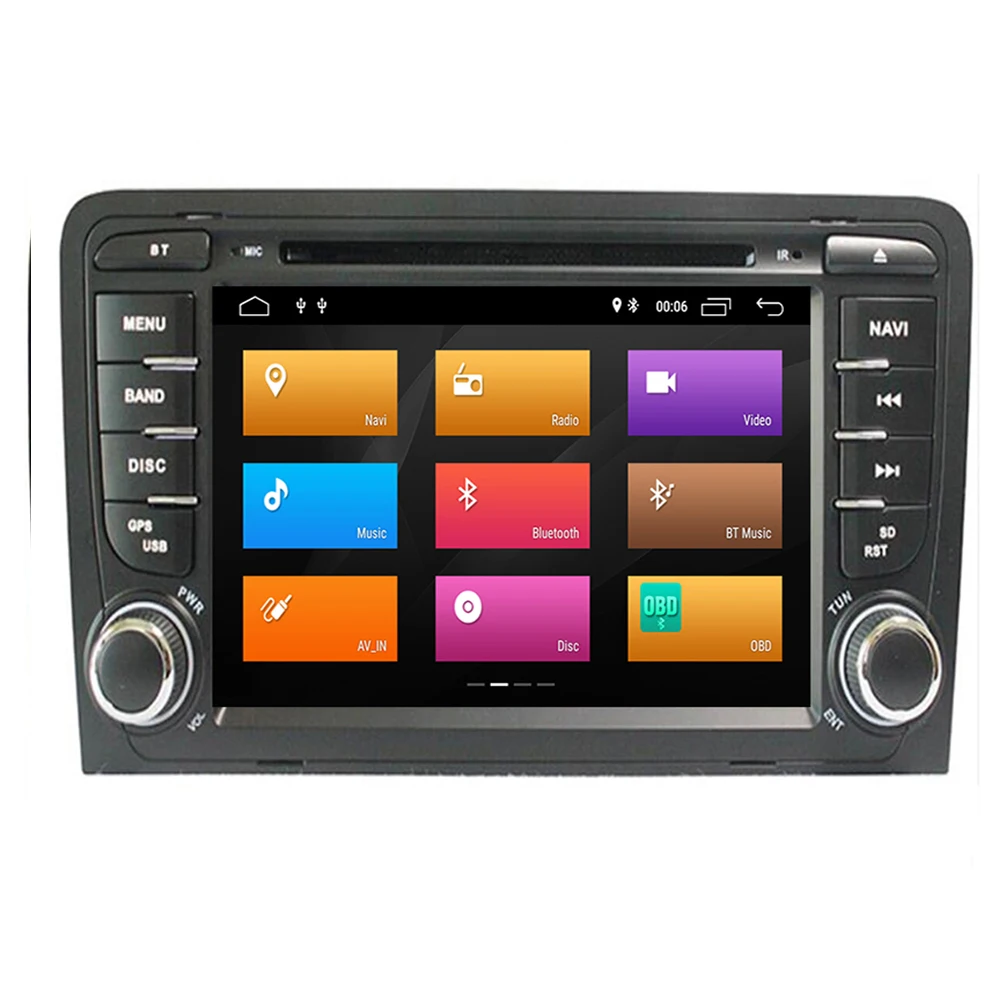 Clearance IPS DSP 4G 64G Android 9.0 CAR DVD GPS For Audi A3 8P 2003-2012 S3 2006-2012 RS3 Sportback 2011 multimedia player stereo radio 3
