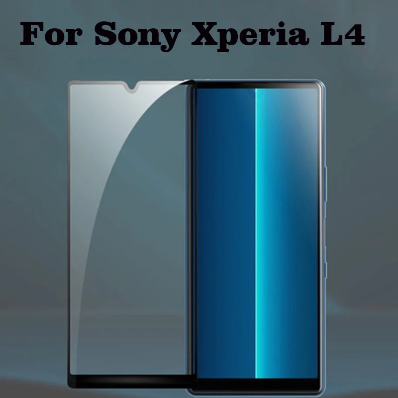 3D Full Glue Tempered Glass For Sony Xperia L4 High Quality 9H film Screen Protector | Мобильные телефоны и аксессуары
