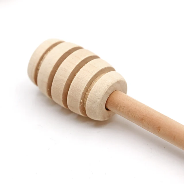 5 Dcs Fa Mézes Merítőpálcás Praktikus Hosszú Fogantyú Kanál Keverők Bot Merülő Edények Készletek Konyhai Szerszámok - Image 3