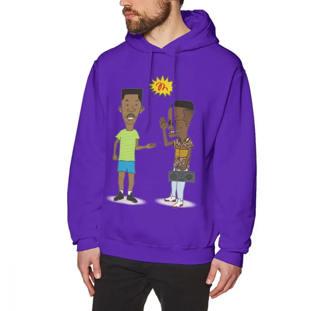 purple Графический Beavis и Butthead или Fresh Prince Of Bel Air толстовки Geek Custom для мальчиков Модное Новое поступление - Цвет: purple