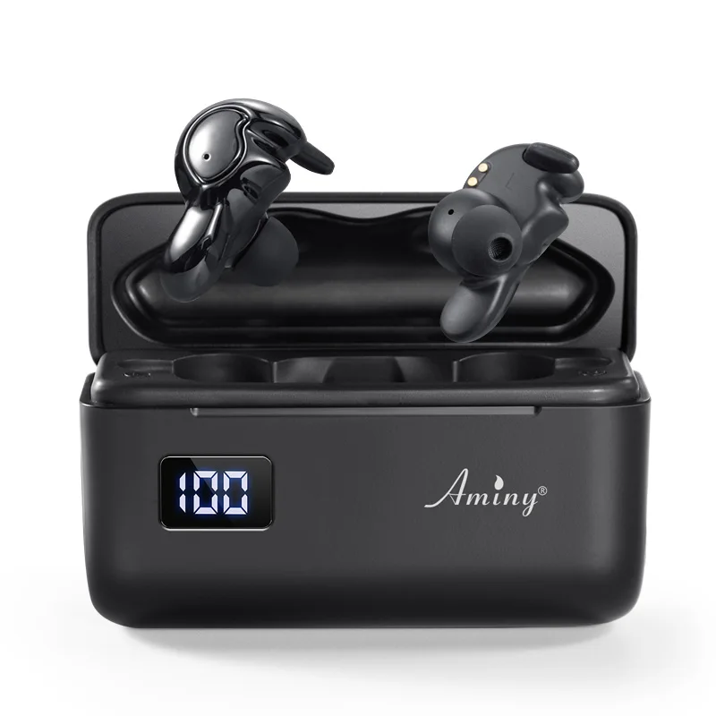Aminy Bluetooth 5,0 беспроводные наушники IPX6 водонепроницаемые спортивные Беспроводные наушники с шумоподавлением 3D HiFI стерео Bluetooth наушники