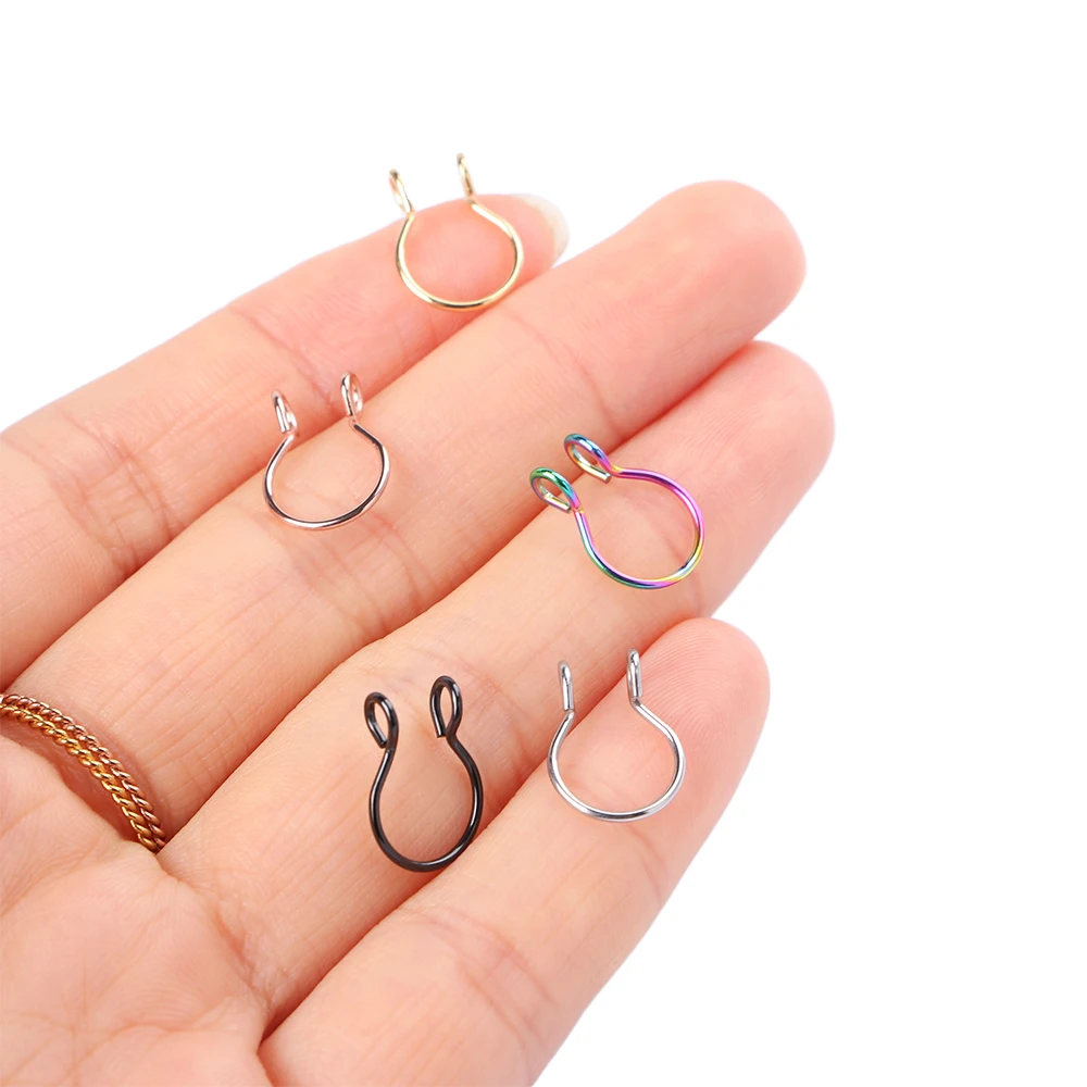 2 шт ювелирные изделия для тела хирургическая сталь Daith сердце кольцо хряща