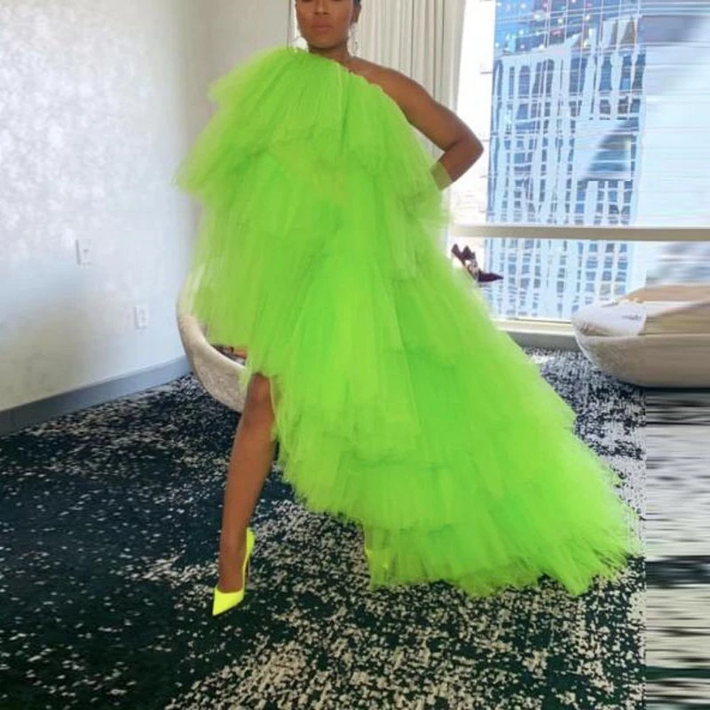 Bright green dress Clearance