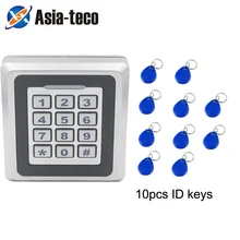 RFID система контроля доступа Бесконтактная карта автономная 8000 пользователей контроль доступа двери водонепроницаемый металлический чехол