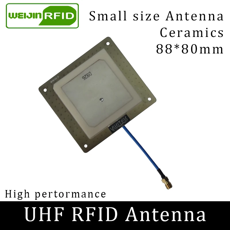 UHF RFID антенна 915 МГц VIKITEK VA62 небольшой круговой поляризации усиления 4DBI короткое расстояние для UHF rfid считыватель