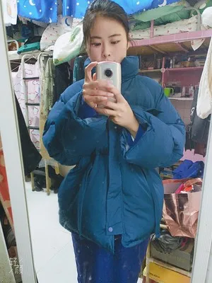 Женское зимнее пальто в Корейском стиле, ультра толстое, с подкладкой, Ulzzang, одноцветное, с карманами, на талии, с подкладкой, повседневное пальто, куртка, ткань