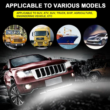 

LED Light Bar Single Row LED Work Light Bar Flood Spot Lights Driving Lamp Off-road Car Truck For SUV ATV DC12-24V