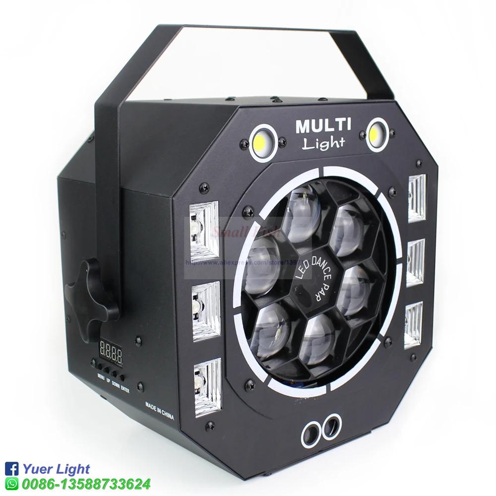 Najtaniej 120W oświetlenie dyskotekowe led Beam Strobe Laser UV 4w1 światła sceniczne DJ Disco aktywowany dźwiękiem projektor laserowy efekt światła na boże narodzenie