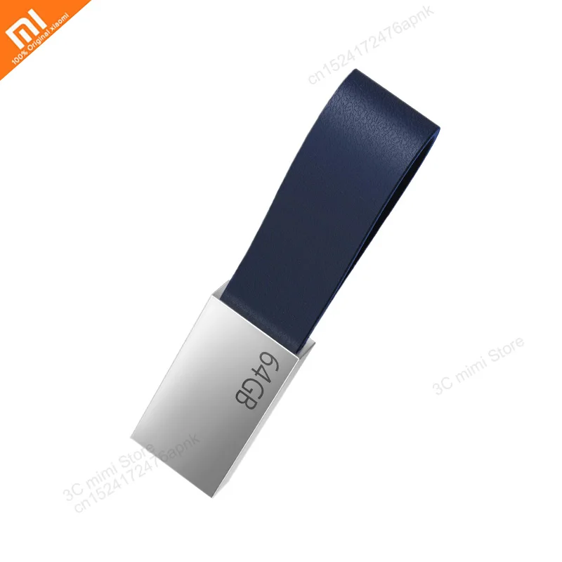 

Original xiaomi USB3.0 U disk 64GB high-speed transmission lanyard design, easy to carry metal body fashion from mijia