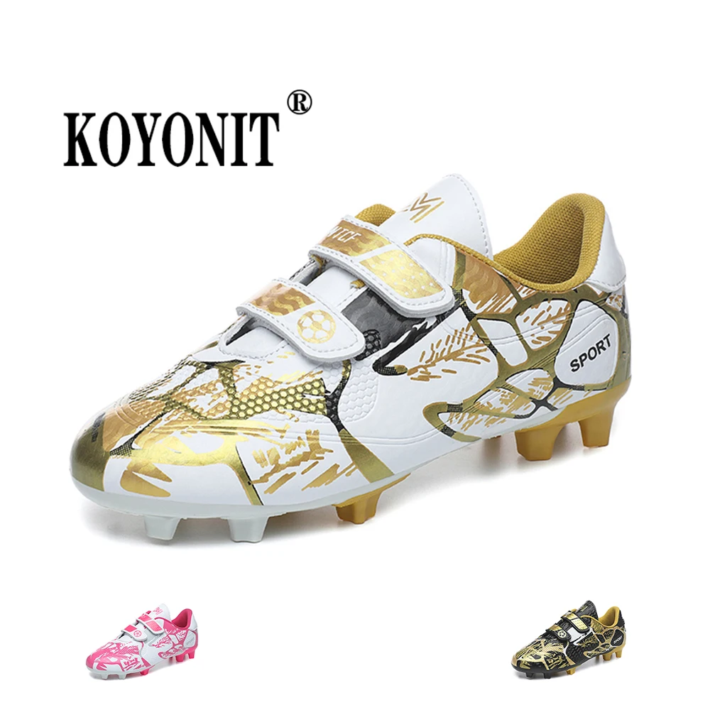 Track Field Spikes Running Sneakers Light Weight Soft Professional Athletic Shoes Kids Boys Girls For Football Breathable Casual | Детская