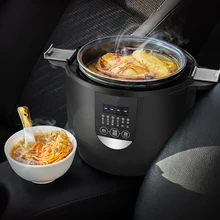 

2L Electric Rice Cooker 12V 220V Car Home Double Use Portable Mini Rice Cooker Smart Food Steamer Heater Lunch Box Multicooker