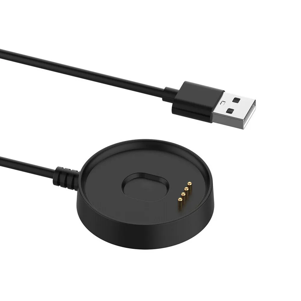 Кабель для передачи данных, компактные USB умные часы, зарядное устройство для ПК, аксессуары для путешествий, защита от перегрузки, портативная 1 м Магнитная линия для TicWatch C2