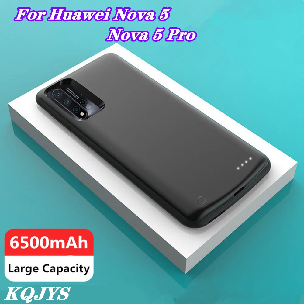 KQJYS Чехлы для зарядки аккумуляторов Huawei Nova 5 Pro Чехол портативное зарядное