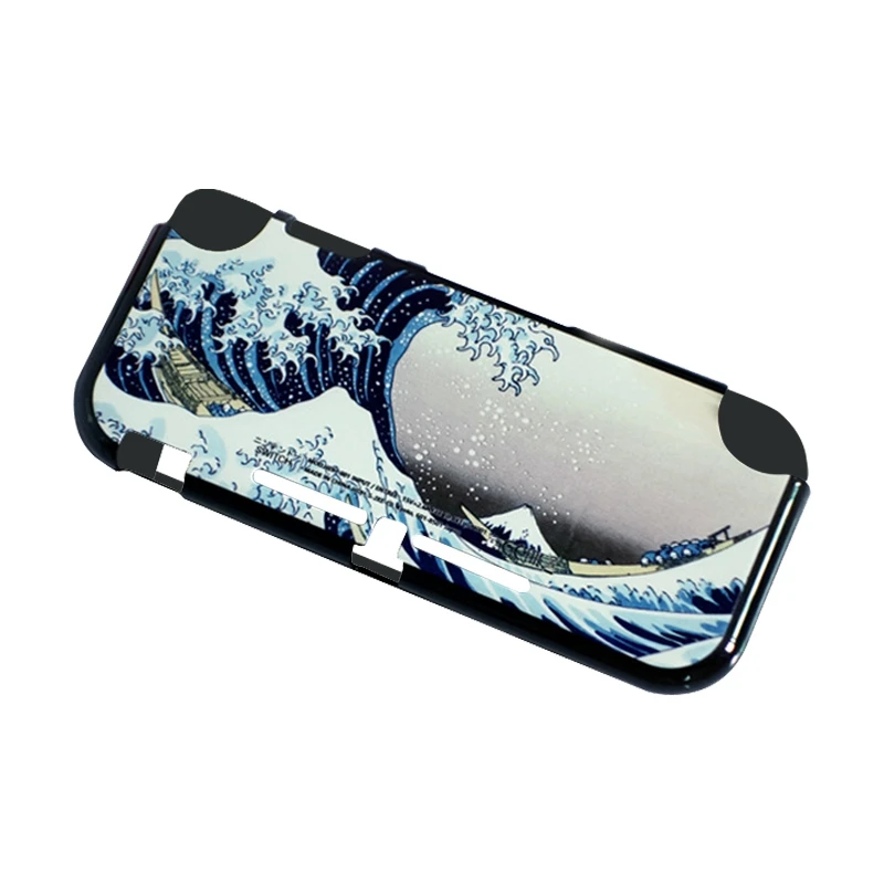 for Nintendo Switch Lite Protective Shell Full Cover Upper and Lower Painted SX-117 Ukiyo-E Sea Waves | Электроника