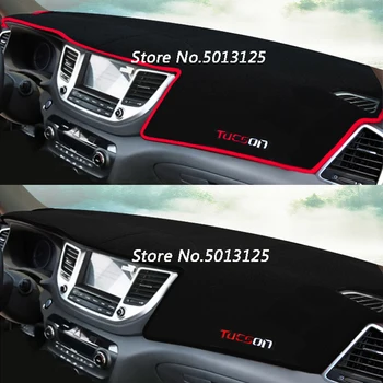 

For Hyundai Tucson 2015-2018 2019 2020 Car Left Right Hand Drive Dashboard Mat Pad Anti-UV Sun Shade Instrument Panel Carpet