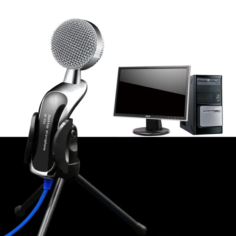 USB микрофон Plug& Play домашняя студия USB конденсаторный микрофон для Skype записи для YouTube голосовой поиск пара