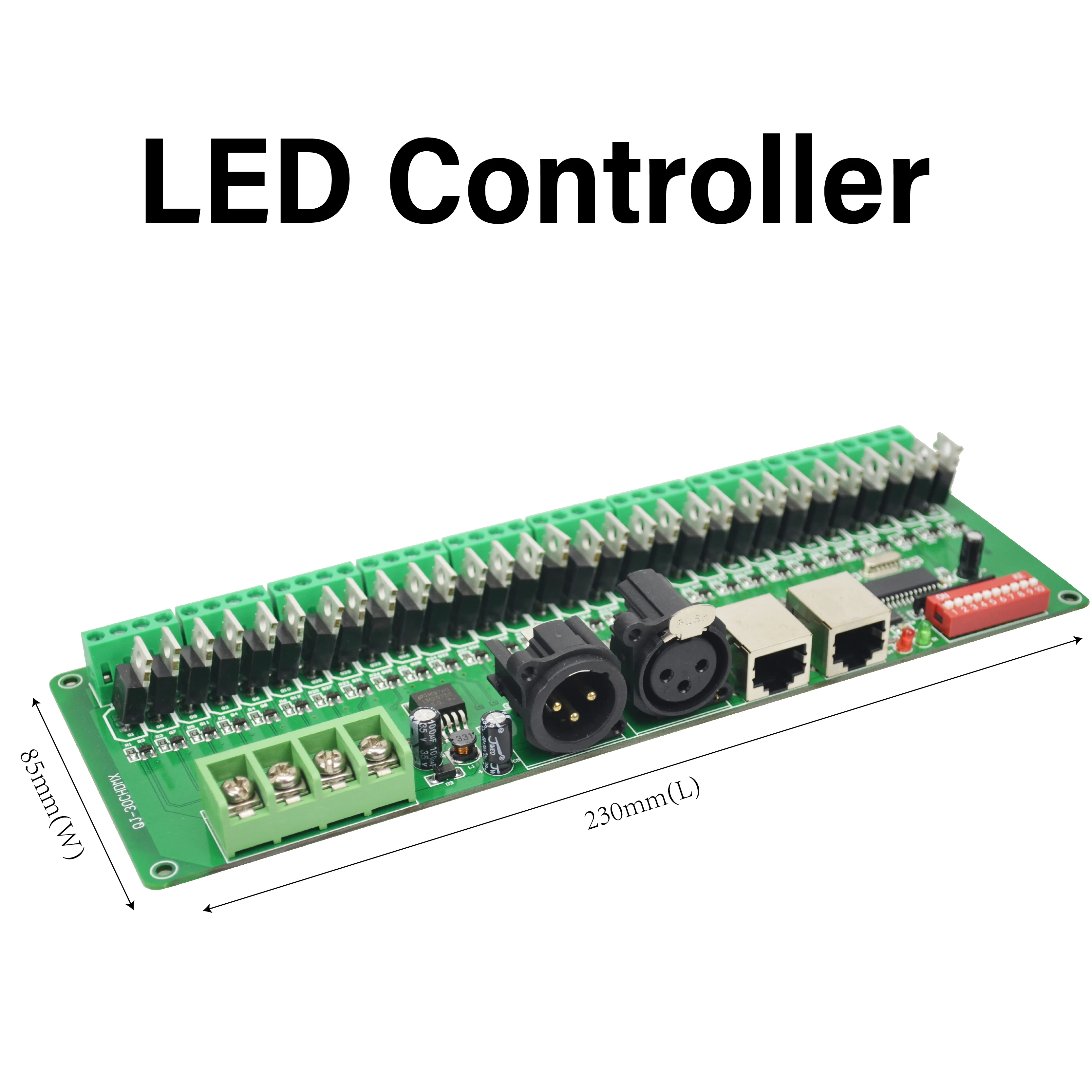 Контроллер светодиодной ленты 30 каналов неизолированная плата контроллер DMX rgb
