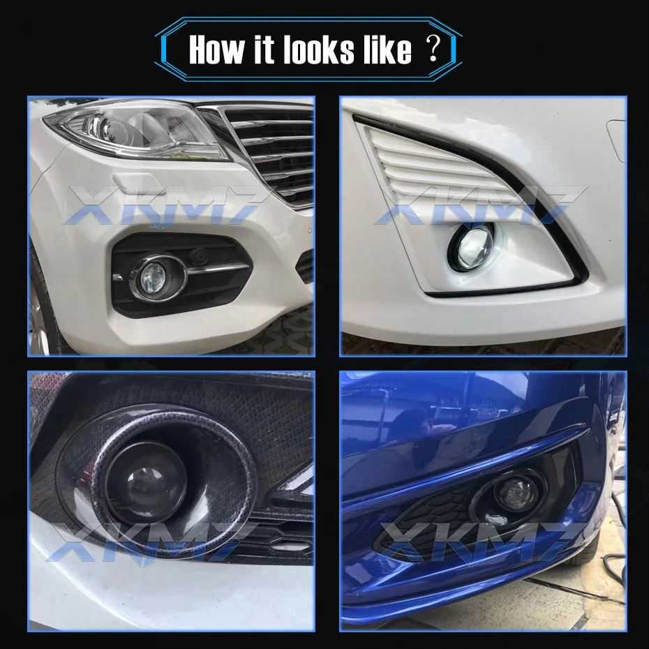 Biled Lens Fog Light PTF Tuning For Toyota Corolla/Camry/Yaris/Auris/Avensis Accessories Car LED Projector 3.0'' Lenses Retrofit