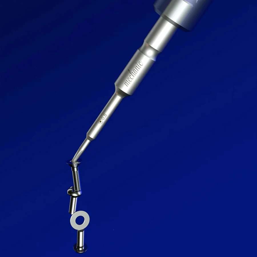 6in1 Mechanic IShell MAX 고경도 정밀 스크루 드라이버 매화 꽃 십자가 IPhone 바닥 용 내부 분해 도구