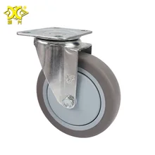 Emerging Truckle Light 5-Inch TPR Uniaxial Universal Wheel Mute Flexible Furniture Caster China Mobile Equipment Truckle