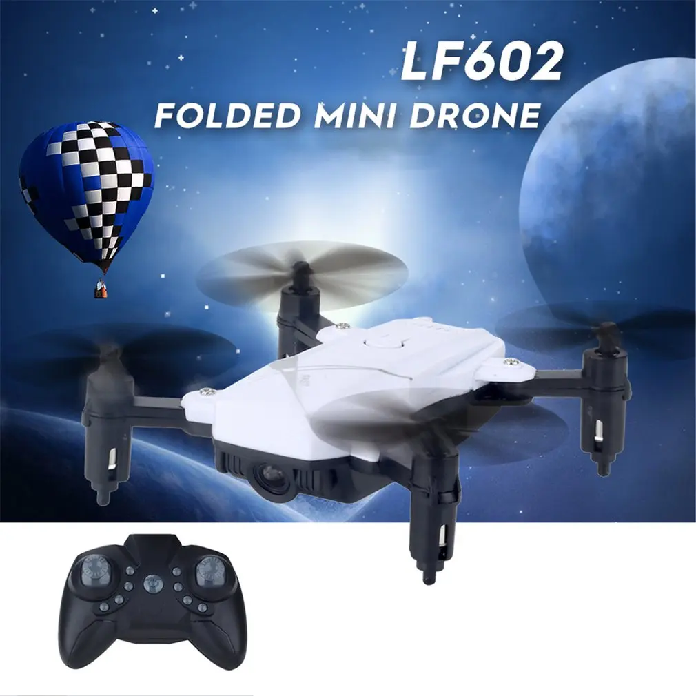 LF602 2,4G FPV складной мини RC Дрон Квадрокоптер игрушки с 720P HD Wi-Fi камера жесты селфи высота удержания самолета подарок для ребенка