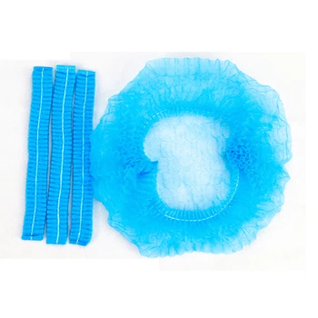 

100pcs Disposable Hairnet Dust Cap Chef Men Worker Women Work Workshop Manufacturer Hat Head Ventilation Dustproof Kitchen