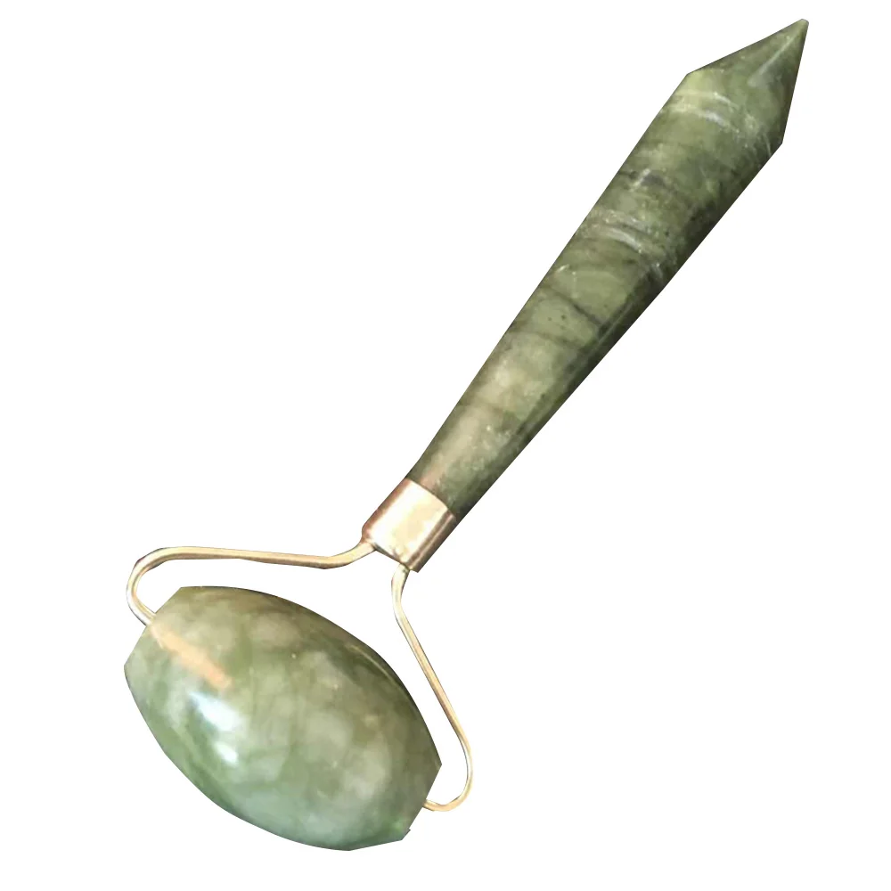 Омолаживающий натуральный нефритовый ролик для лица инструмент терапии с