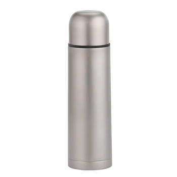 

ELOS-Titanium Water Cup Outdoor Travel Hand Cup 500Ml Double Insulation with Tea Filter Cup Business Cup Drink Cup Top